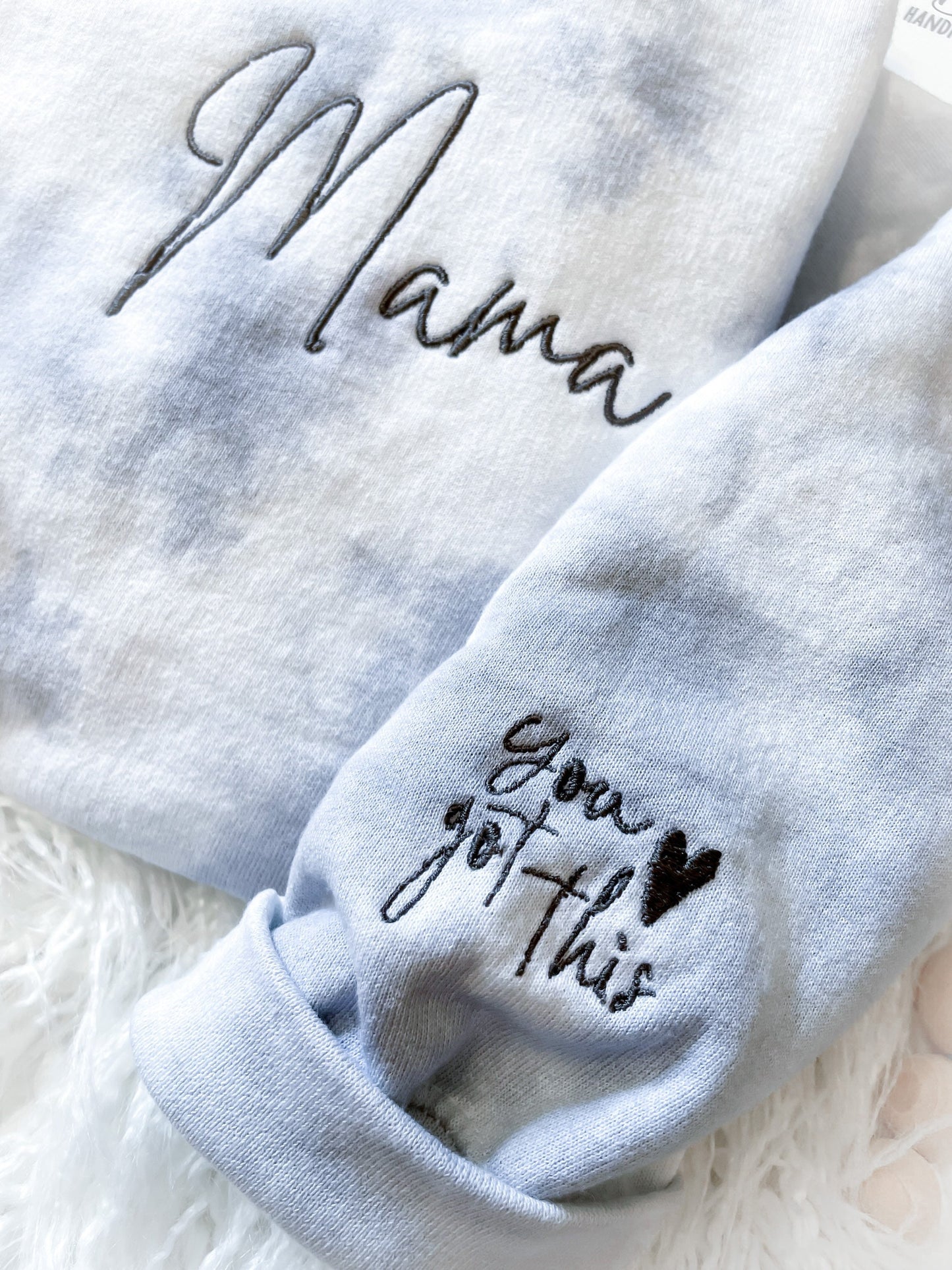 MAMA You Got This Sweatshirt || MAMA Embroidered Sweatshirt With Encouragement || New Mom Shirts || Baby Shower Gift for Mom | Gifts for mom