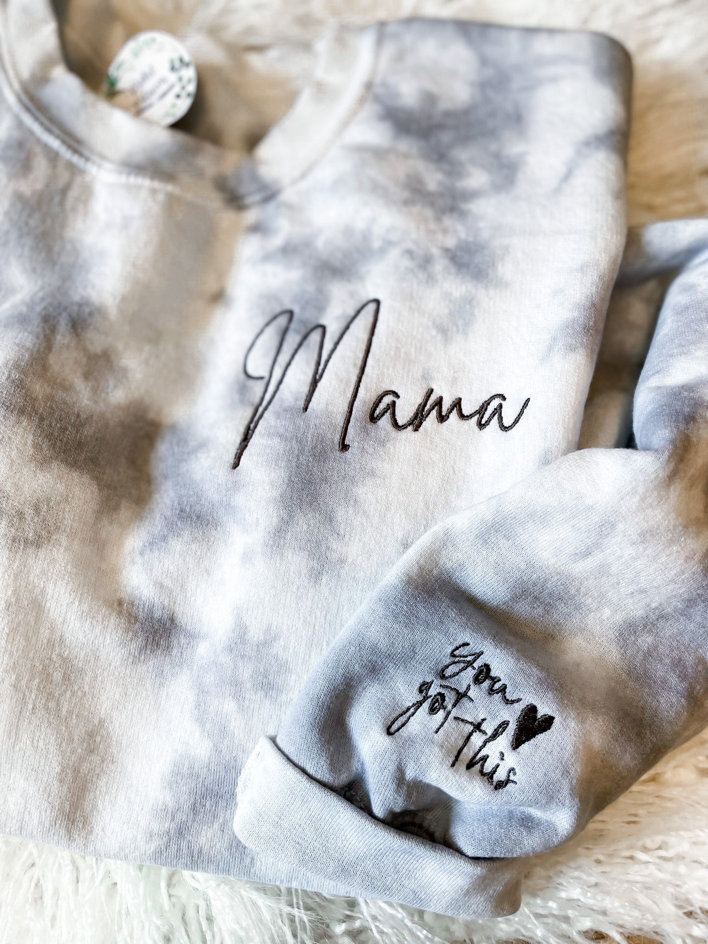 MAMA You Got This Sweatshirt || MAMA Embroidered Sweatshirt With Encouragement || New Mom Shirts || Baby Shower Gift for Mom | Gifts for mom