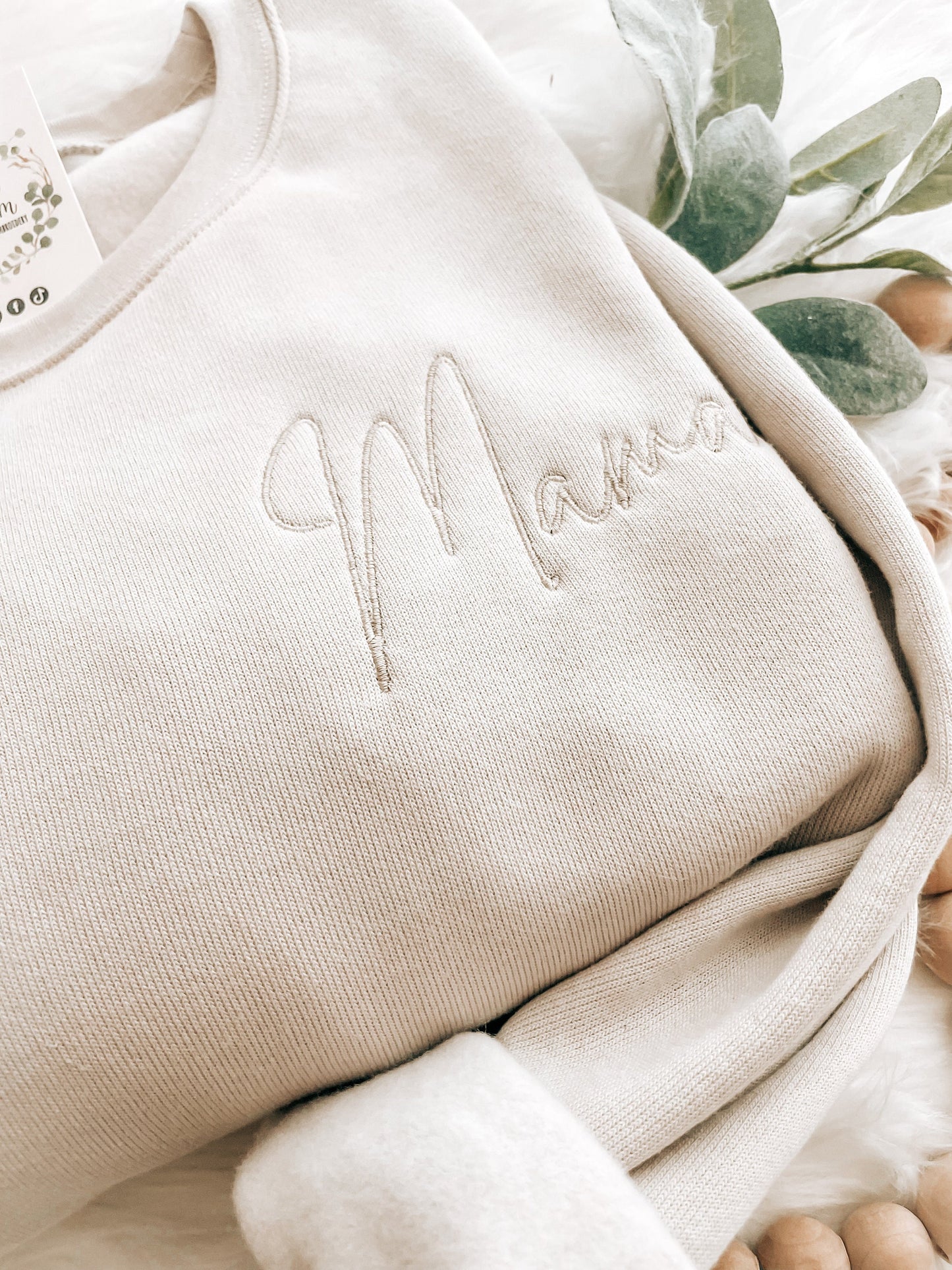 MAMA Crewneck Sweatshirt | Mama Embroidered Sweatshirt | New Mom Gift | Going Home Outfit For Mama | Mama Loungewear