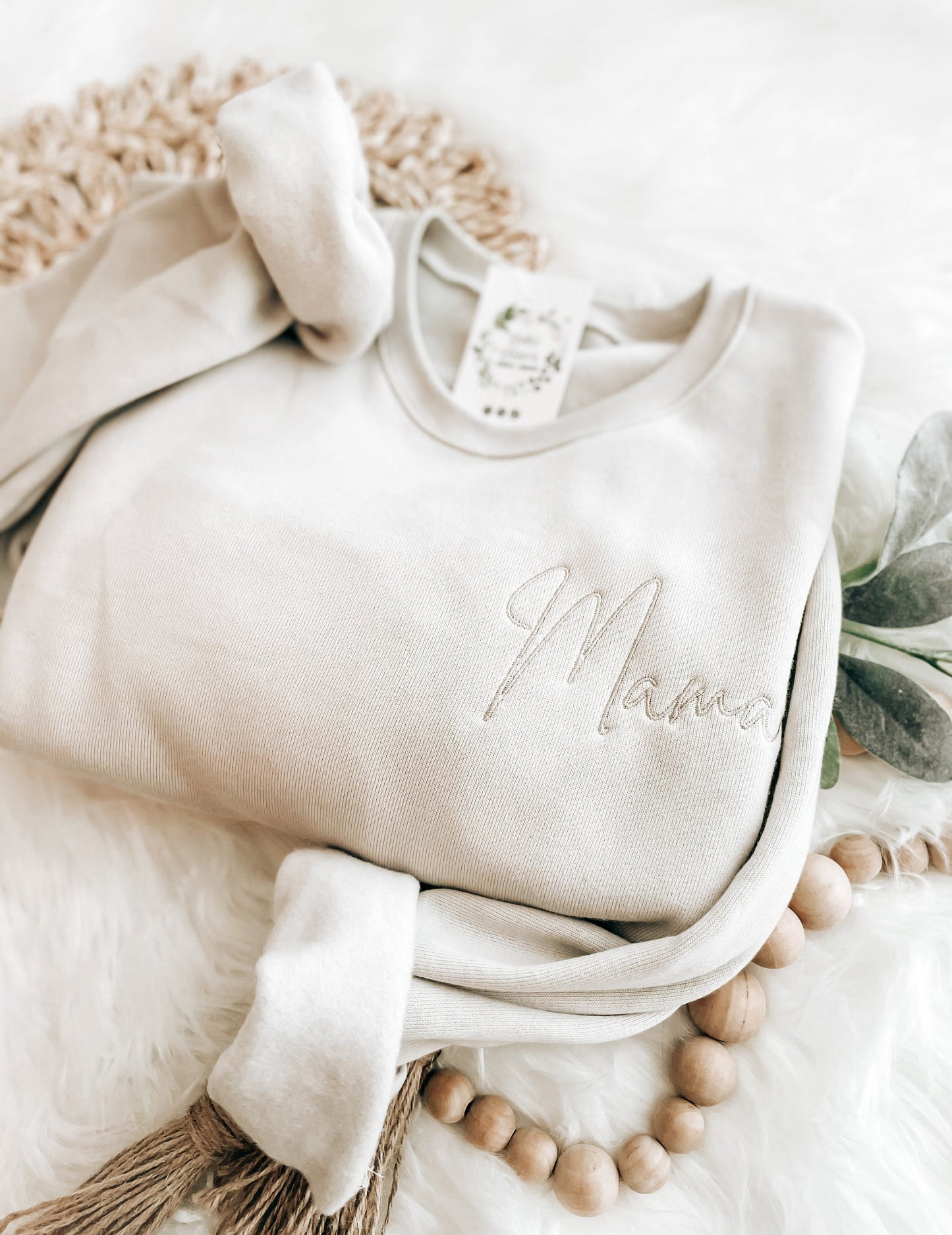 MAMA Crewneck Sweatshirt | Mama Embroidered Sweatshirt | New Mom Gift | Going Home Outfit For Mama | Mama Loungewear